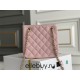 Chanel 22S Small Barrel Bag Pink Champagne Gold Hardware Caviar Leather Hass Factory leather 16x15x9cm