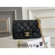 Chanel Classic Flap bag Heart Shaped Black with Gold Hardware Small Size 19 Caviar Leather Hass Factory leather 19x13x5cm