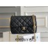 Chanel Classic Flap bag Heart Shaped Black with Gold Hardware Large Size 24 Caviar Leather Hass Factory leather 24cm