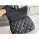 Chanel Classic Flap bag Heart Shaped Black with Gold Hardware Large Size 24 Caviar Leather Hass Factory leather 24cm