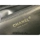 Chanel Classic Flap bag Heart Shaped Black with Gold Hardware Large Size 24 Caviar Leather Hass Factory leather 24cm