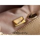 Chanel 23P Vintage Double Pocket Backpack Apricot Champagne Gold Hardware Caviar Leather Hass Factory leather 18x17x10cm