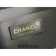 Chanel 23P Vintage Double Pocket Backpack Black Champagne Gold Hardware Medium Size Caviar Leather Hass Factory leather 21x20x12cm