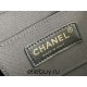 Chanel 23C Duma Backpack Black Champagne Gold Hardware Small Size Calfskin Leather Hass Factory leather 19x18x12cm