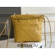 Chanel 23A Chanel 22 Mini Mango Yellow Gold Hardware Calfskin Leather Hass Factory leather 19x20x6cm