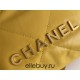 Chanel 23A Chanel 22 Mini Mango Yellow Gold Hardware Calfskin Leather Hass Factory leather 19x20x6cm