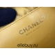 Chanel 23A Chanel 22 Mini Mango Yellow Gold Hardware Calfskin Leather Hass Factory leather 19x20x6cm