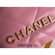 Chanel 23 Chanel 22 Mini Coral Pink Gold Hardware Calfskin Leather Hass Factory leather 19x20x6cm