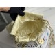 Chanel 23S Chanel 22 Mini Lemon Yellow Gold Hardware Calfskin Leather Hass Factory leather 19x20x6cm