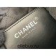 Chanel 23S Chanel 22 Mini Black Silver Hardware Calfskin Leather Hass Factory leather 19x20x6cm