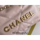 Chanel 23S Chanel 22 Mini Pink Gold Hardware Calfskin Leather Hass Factory leather 19x20x6cm