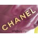 Chanel 23S Chanel 22 Mini Dragon Fruit Pink Gold Hardware Calfskin Leather Hass Factory leather 19x20x6cm