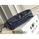 Chanel 23S Chanel 22 Mini Deep Blue Gold Hardware Calfskin Leather Hass Factory leather 19x20x6cm