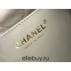 Chanel 23C Chanel 22 Mini Mist Blue Gold Hardware Calfskin Leather Hass Factory leather 19x20x6cm