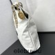 Chanel 22S Chanel 22 Bag Small Size 35 White Black Letters Gold Hardware Calfskin Leather Hass Factory leather 29x35x11cm