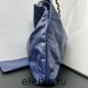 Chanel 22S Chanel 22 Bag Medium Size 39 Blue Gold Hardware Calfskin Leather Hass Factory leather 39cm