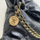 Chanel 22S Chanel 22 Bag Large Size 48 Black Gold Hardware Calfskin Leather Hass Factory leather 48cm