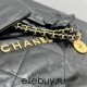 Chanel 22S Chanel 22 Bag Medium Size 39 Black Gold Hardware Calfskin Leather Hass Factory leather 39cm