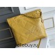 Chanel 23S Chanel 22 Bag Silver Hardware Small Size 37 Mango Yellow Calfskin Leather Hass Factory leather 35x37x7cm