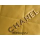 Chanel 23S Chanel 22 Bag Silver Hardware Small Size 37 Mango Yellow Calfskin Leather Hass Factory leather 35x37x7cm