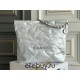 Chanel 22B Chanel 22 Bag Silver Hardware Small Size 37 Silver Hardware Calfskin Leather Hass Factory leather 35x37x7cm