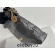 Chanel 22S Chanel 22 Bag Gray Small Size 37 Gold Hardware Calfskin Leather Hass Factory leather 35x37x7cm