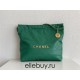 Chanel 22S Chanel 22 Bag Green Small Size 37 Gold Hardware Calfskin Leather Hass Factory leather 35x37x7cm