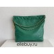 Chanel 22S Chanel 22 Bag Green Small Size 37 Gold Hardware Calfskin Leather Hass Factory leather 35x37x7cm