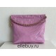 Chanel 22S Chanel 22 Bag Light Purple Small Size 37 Gold Hardware Calfskin Leather Hass Factory leather 35x37x7cm