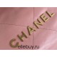 Chanel 22S Chanel 22 Bag Light Pink Small Size 37 Gold Hardware Calfskin Leather Hass Factory leather 35x37x7cm