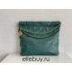 Chanel 22S Chanel 22 Bag Green Small Size 37 Gold Hardware Calfskin Leather Hass Factory leather 35x37x7cm