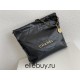 Chanel 22S Chanel 22 Bag Black Small Size 37 Gold Hardware Calfskin Leather Hass Factory leather 35x37x7cm