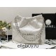 Chanel 22S Chanel 22 Bag White Small Size 30 Silver Hardware Calfskin Leather Hass Factory leather 30x37x8cm