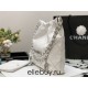 Chanel 22S Chanel 22 Bag White Small Size 30 Silver Hardware Calfskin Leather Hass Factory leather 30x37x8cm