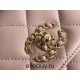 Chanel 23S Trendy CC in medium size 25, light pink, lambskin, light gold-tone hardware, Hass Factory leather, 17x25x12cm