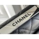 Chanel Classic Trendy CC in medium size 25, black, lambskin, silver-tone hardware, Hass Factory leather, 17x25x12cm