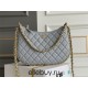 Chanel 23B Hobo Chain Bag, large size 29, gray, lambskin, Hass Factory leather, gold-tone hardware, 18x29x2cm