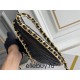 Chanel 23B Hobo Chain Bag, large size 29, black, lambskin, Hass Factory leather, gold-tone hardware, 18x29x2cm