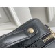 Chanel Classic Vanity Case Small 17 in Black, Gold Hardware, Caviar Leather, Hass Factory Leather, Dimensions: 14x17x8cm.