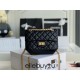 Chanel Classic Flap Bag in 2.55 Diamond Pattern So Black, Small 20, Black, Gold Hardware, Lambskin Leather, Padded Leather, Hass Factory Leather, Dimensions: 20x16x6cm.