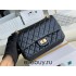 Chanel Classic Flap Bag in 2.55 Diamond Pattern So Black, Medium 24, Black, Gold Hardware, Lambskin Leather, Padded Leather, Hass Factory Leather, Dimensions: 24x16x8cm.