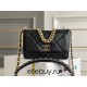 Chanel 19 WOC (Wallet on Chain) in Lambskin Leather, Black, Gold Hardware, Hass Factory Leather, Dimensions: 20x18x9cm.