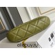 Chanel 23A Hobo Bag in Calfskin Leather, Avocado Green, Gold Hardware, Hass Factory Leather, Dimensions: 19x24x5cm.