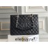 Chanel Grand Shopping Tote (GST) in Black with Silver Hardware, Caviar Leather, Hass Factory Leather, Dimensions: 34x24x12cm.