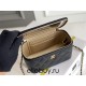 Chanel Vanity Case with Lipstick Holder, Gold Hardware, Gold Ball, Black with Gold Hardware, Mini 11, Long Box, Lambskin Leather, Hass Factory Leather, Dimensions: 9.5x17x8cm.