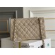 Chanel Classic Flap Bag in Small 23, Light Apricot, Champagne Gold Hardware, Caviar Leather, Hass Factory Leather, 23x15x6cm.