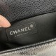 Chanel Le Boy Bag, Small 20, Caviar Leather, Black with Silver Hardware, 20cm.