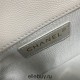 Chanel Le Boy Bag, Small 20, Caviar Leather, Gray with Gold Hardware, 20cm.