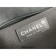 Chanel Le Boy Bag, So Black, All Black, Medium 25, Caviar Leather, Hass Factory Leather, 25cm.