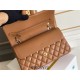 Chanel Classic Flap bag Medium 25 Caramel Gold Hardware Lambskin Hass Factory leather 25x16x7cm